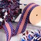 Patriotic Ribbon Wired, 4th of July Reversible Star Flage Ribbon 2.5 Inch x 12 Yards Continuous for Independence